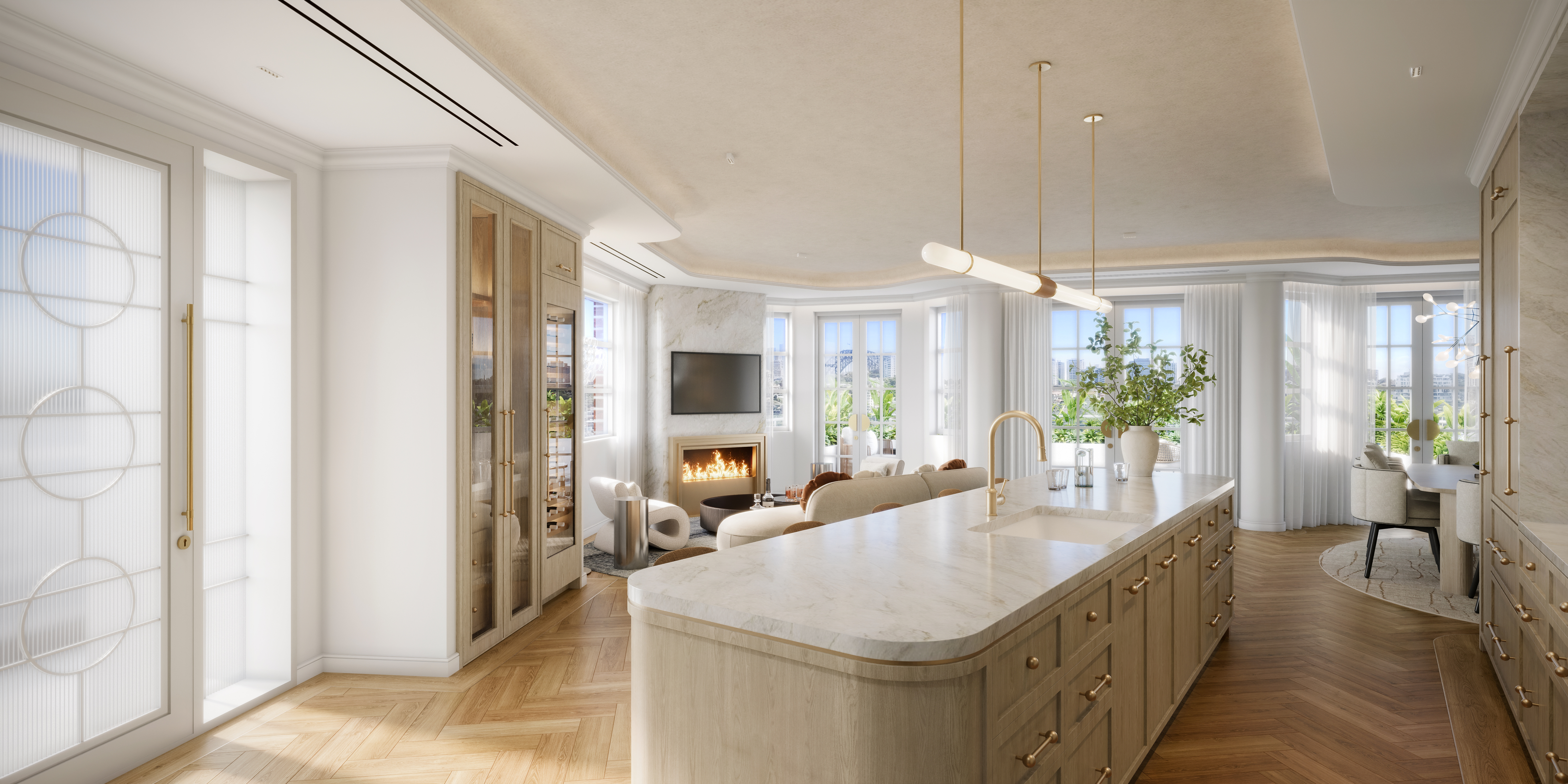 Residence 1 — Living & Kitchen